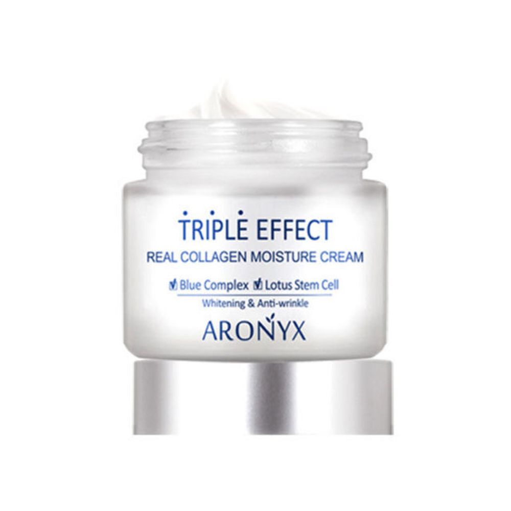 Тройной эффект Крем для лица с морским коллагеном Aronyx Triple Effect Moisture Cream