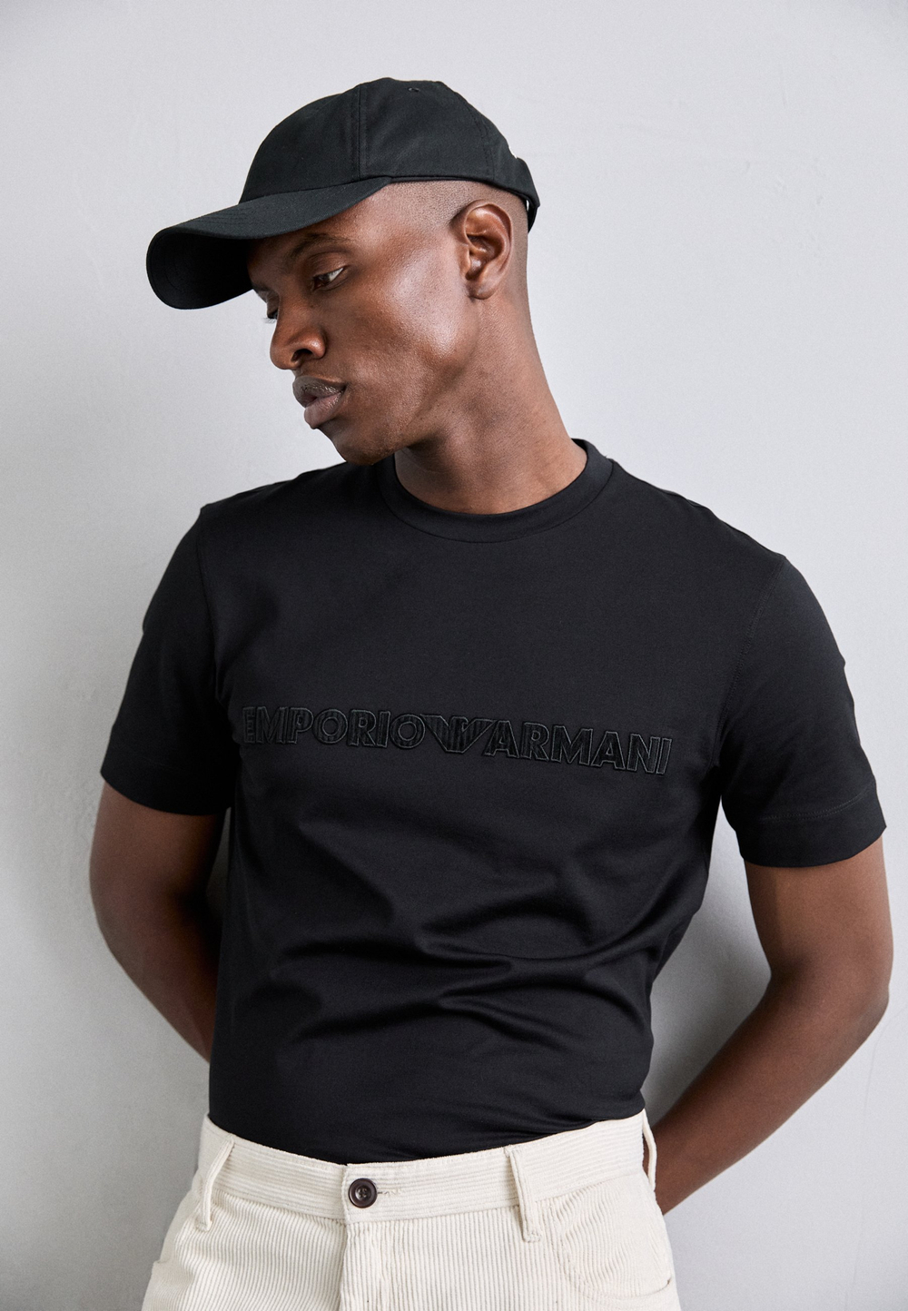 Emporio Armani Футболка с принтом - Чёрный