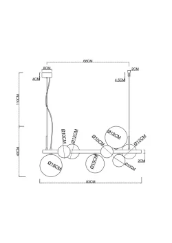 Подвесная люстра Arte Lamp VINCENT