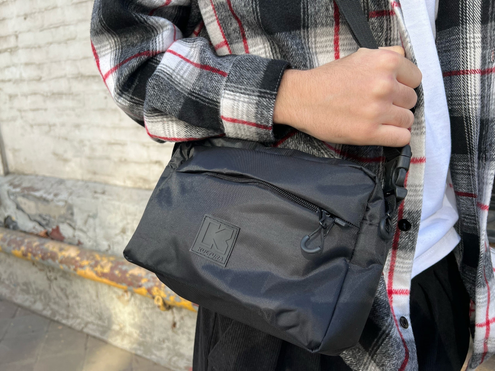 Сумка мессенджер KUL'TURA "Long" Черный