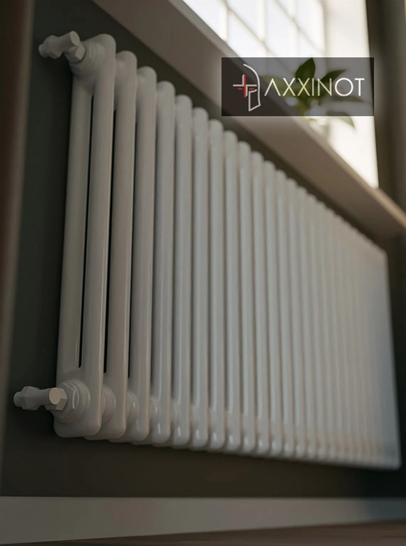 Axxinot Sentir 2057 - двухтрубный трубчатый радиатор высотой 570 мм, боковое подключение