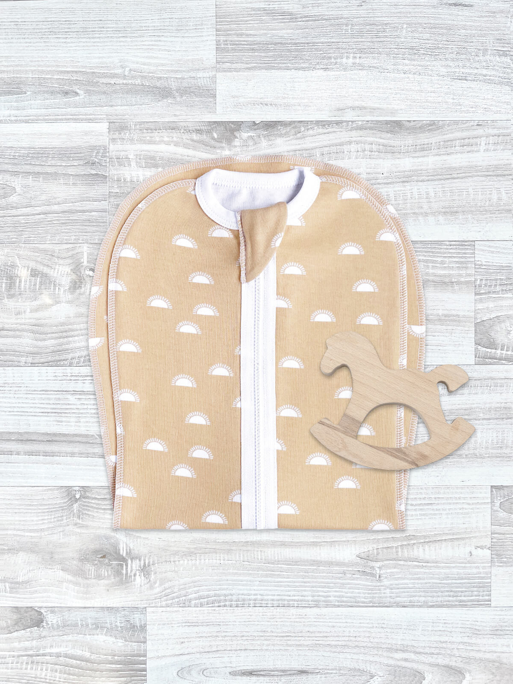 Пелёнка-кокон Mjölk Солнышки, уценка