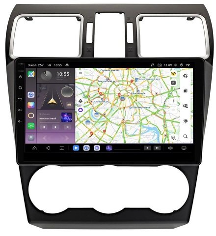 Магнитола для Subaru Forester, Impreza, XV 2015-2018 - Carmedia OL-9511-3 QLed, Android 13, TS20, CarPlay, SIM-слот