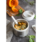 Контейнер для еды mb element s серебро