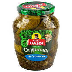 Огурцы маринованные Дядя Ваня по-берлински 680 гр