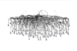 Люстра 120х36см Garda Decor хром 86-8015/1200S