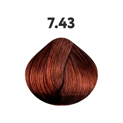 7.43 крем-краска KAARAL AAA Color Collection медно-золотистый блондин - 100 мл.