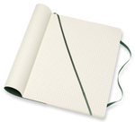 Блокнот Moleskine CLASSIC SOFT 19х25 см, 192стр. в клетку, мягкая обложка, зеленый