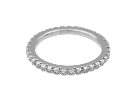 Кольцо "Дорожка" со стразами