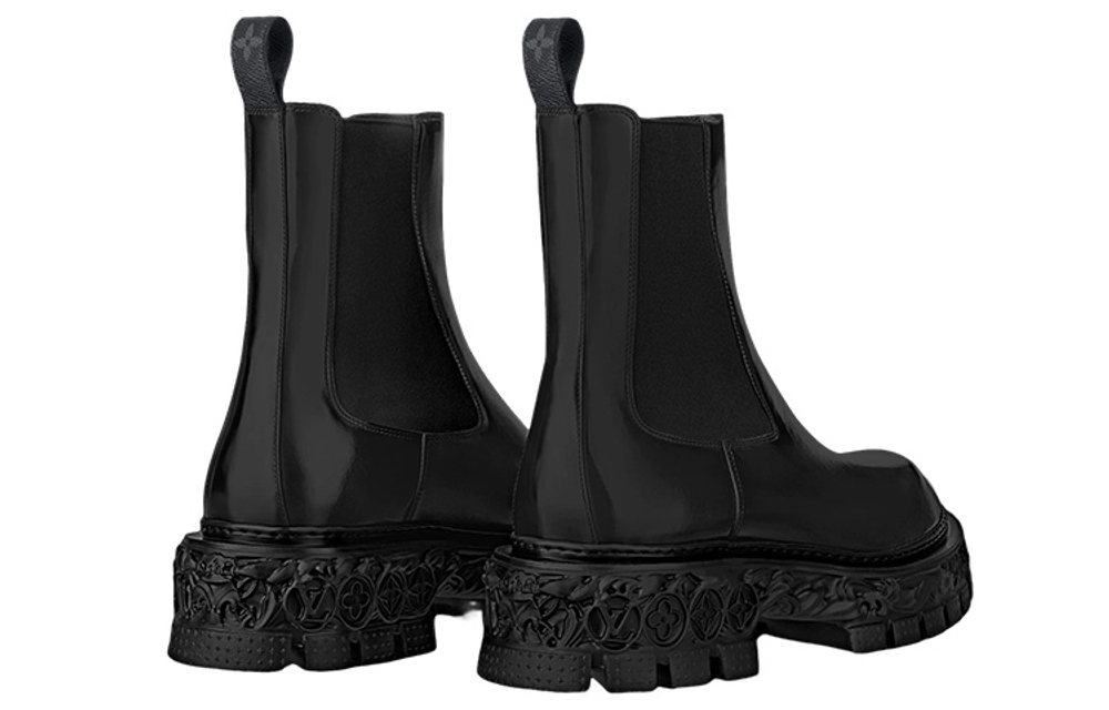 LOUIS VUITTON Lv Baroque Chelsea Boots "Black"