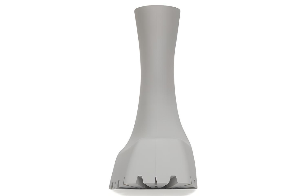 Balenciaga Trooper Rubber Boot Grey Women"s