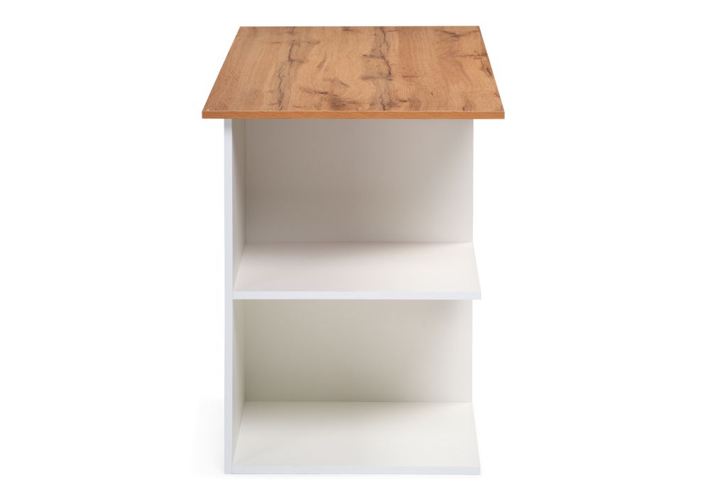 Письменный стол Дольче 110х60х75 дуб вотан / белый