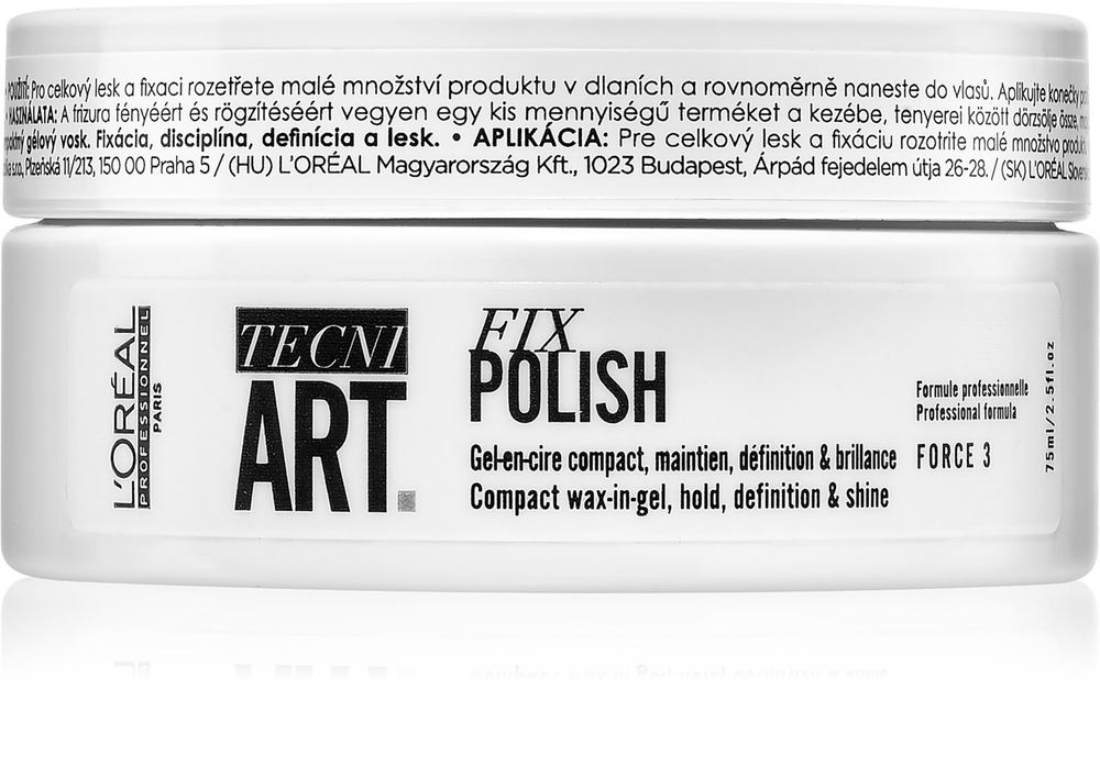 L’Oréal Professionnel гель для волос воск Tecni.Art Fix Polish