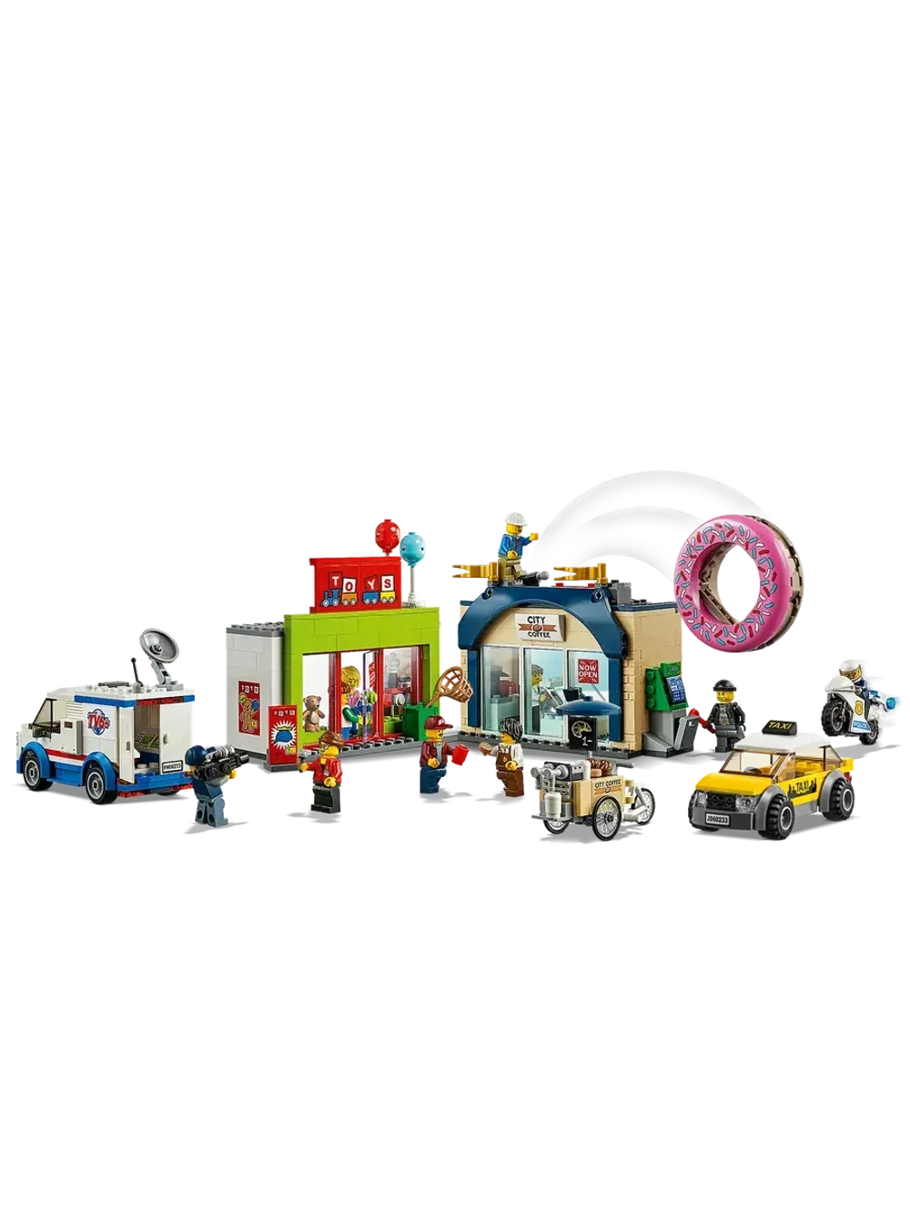 Конструктор Сити - "Открытие магазина пончиков"