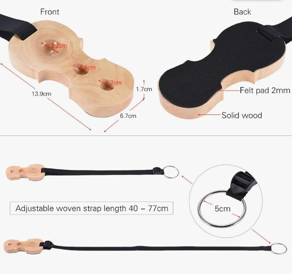 Упор под шпиль виолончели цвет клён