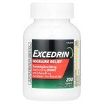 Excedrin, средство от мигрени, 200 капсул