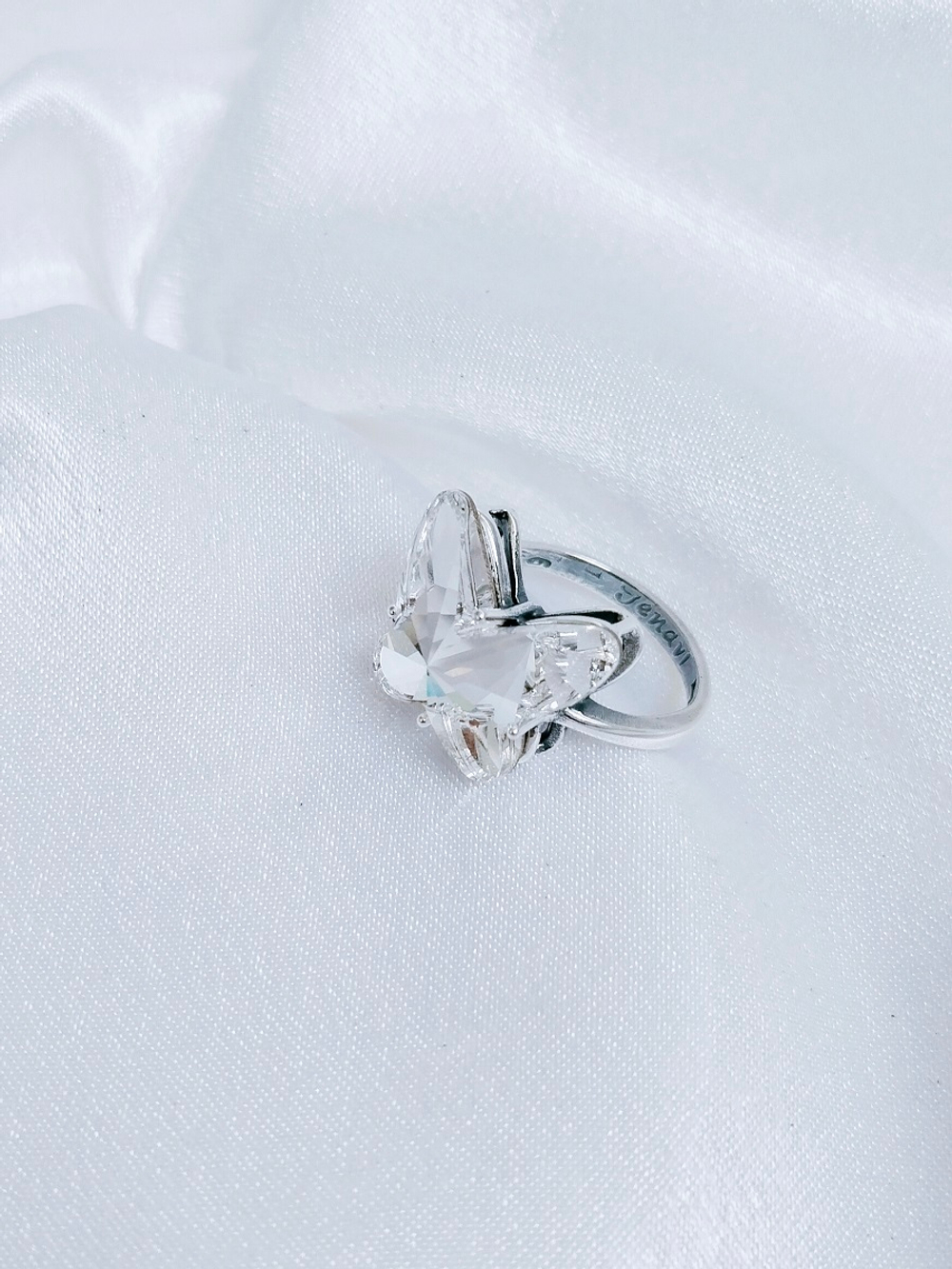 "Рамболь" кольцо в серебряном покрытии из коллекции "Ах! Лето..." от Jenavi