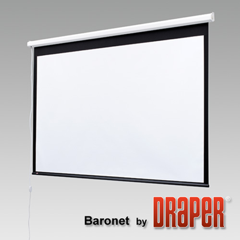 Моторизированный экран Draper Baronet AV (1:1) 70/70" 178*178 MW [16000349]