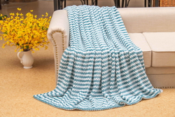 Плед 220х240 Sofi De MarkO Гринда морская волна