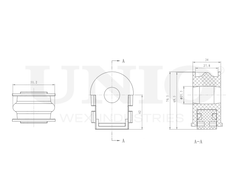Втулка переднего стабилизатора UNIO RMP-10142