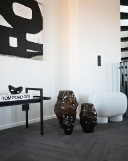 Ваза 101 Copenhagen Katachi Vase, Medio, Smoked Forest, дымчатый лес