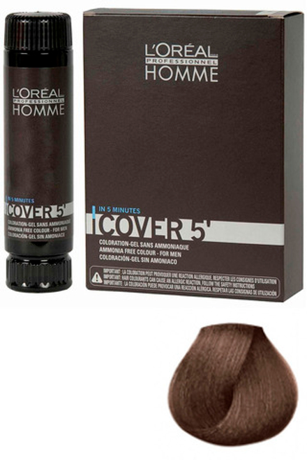 Loreal Professionnel Homme Cover 5 №5 3*50 мл