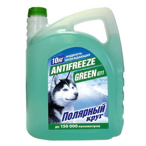 Жидкость охлаждающая "Антифриз" "Полярный круг" G11 (зеленый) 10 кг