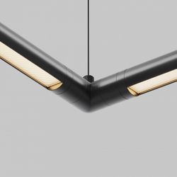 Соединитель угловой L-образный для треков накладных Maytoni  CA014CL-B