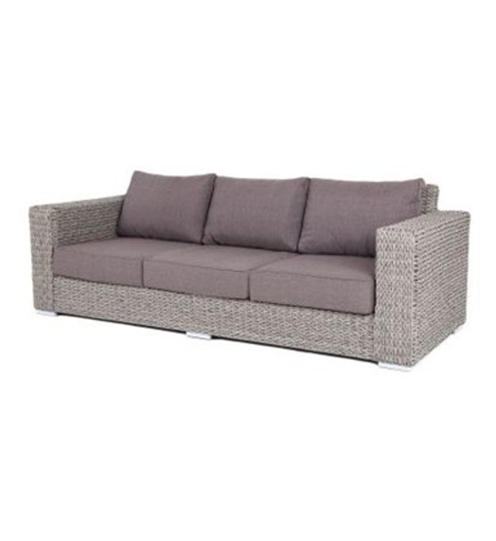 Плетеный диван Боно, серый гиацинт Арт.: YH-C3515W TWgray