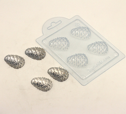 Форма пластиковая "Шишка мини 4в1" 10,5*15,5см