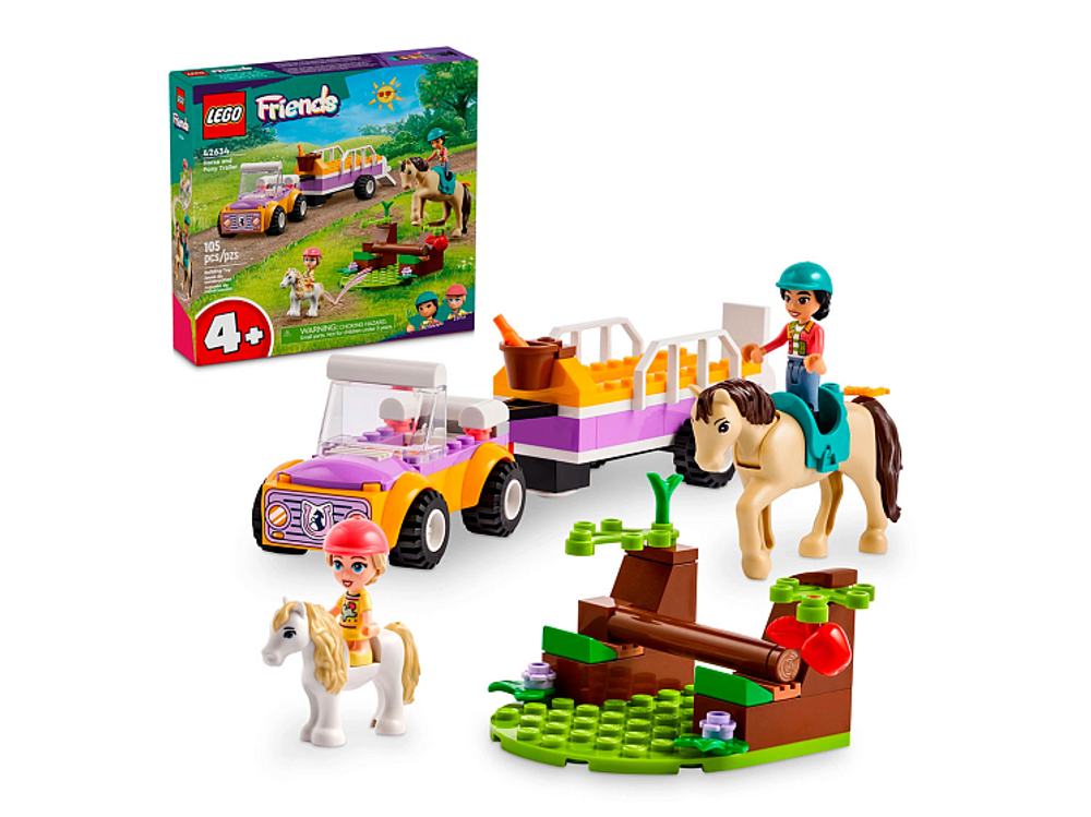 LEGO Friends 42634 — трейлер для лошадей и пони, конный клуб