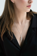 подвеска на цепи переславская ряпушка с фактурой