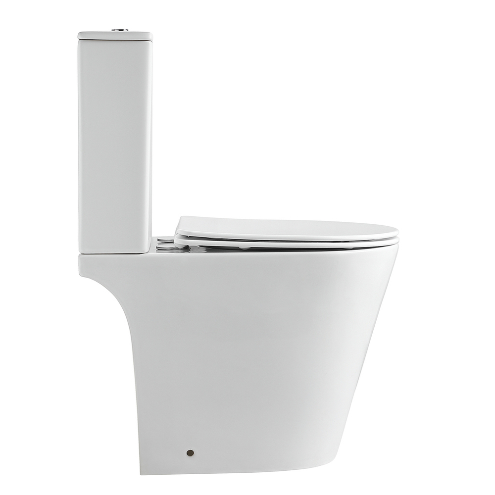 Унитаз-компакт безободковый WAVE NORD Tornado3.0,гор,ниж,2-кн.арм,сид.полипр,м/л,быстр,БЕЛЫЙглянец