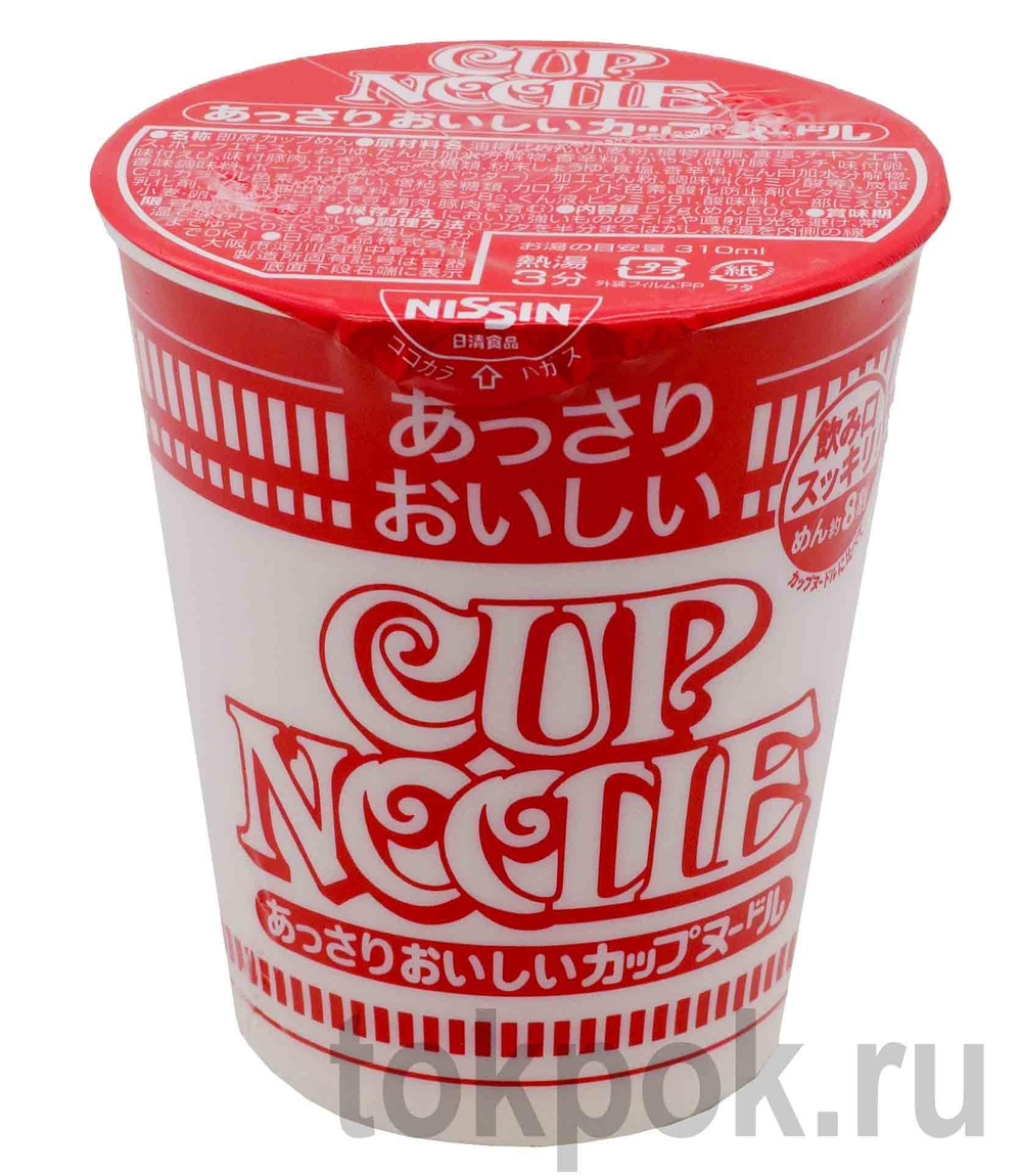 Лапша со вкусом креветки и соевого соуса Nissin Cup Noodle, 57 гр