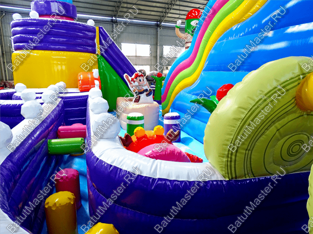 Надувной батут «Детский мегапарк» 18*18*8 м