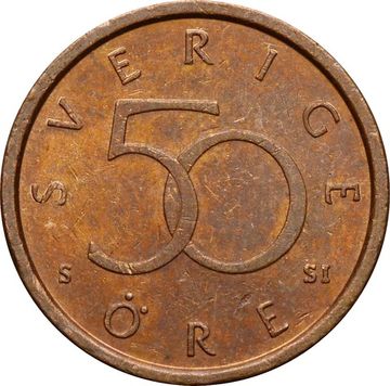 50 эре 1992-2009 Швеция