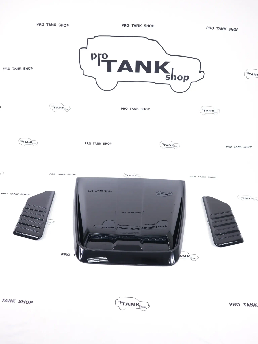 Накладки на капот Tank 300 (черный глянец)