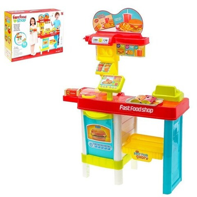 Игровой набор Кафе Бургерная с кассой
