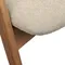 Стул Halston, орех, бежевое букле
