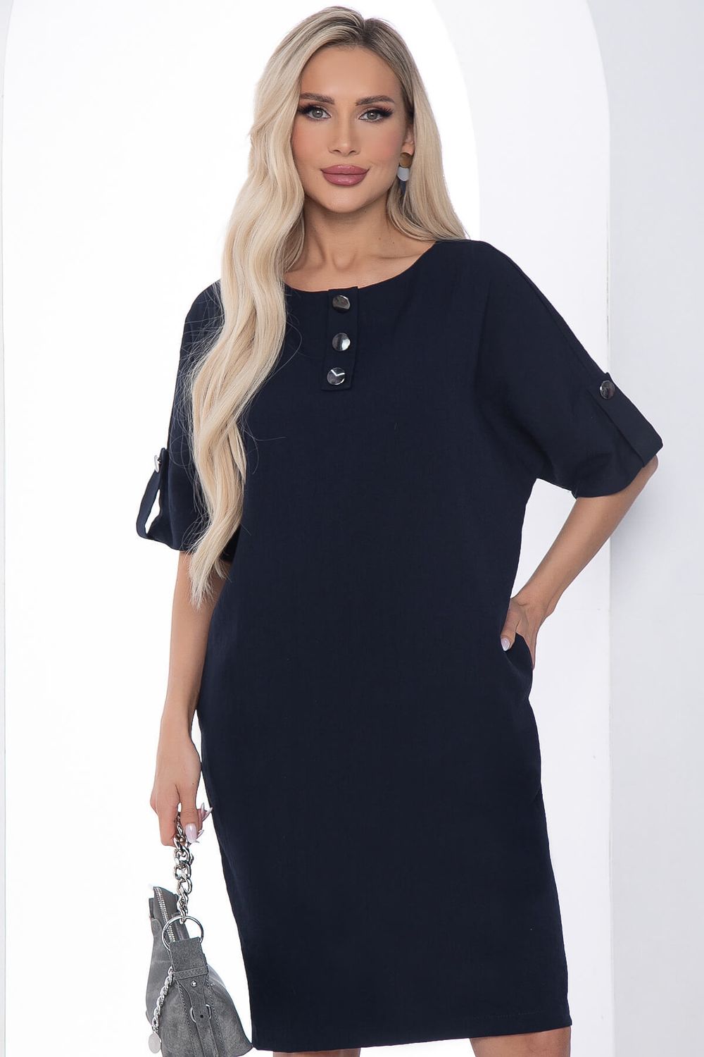 Платье Кайла люкс синее П10102 LT Collection