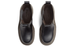 Bottega Veneta Tire Chelsea BV Top Grain Cow Leather Crew Chelsea Boots Women"s Black Brown