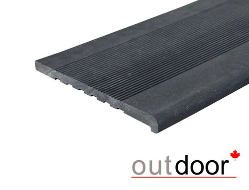 Ступень ДПК Outdoor 348*23*3000 мм полнотелая черная