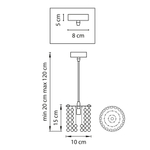 Подвесной светильник Cristallo Lightstar 795314