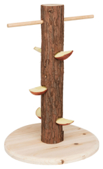 Деревянная кормушка для грызунов Natural Living, ф 25 х 36 см, Trixie