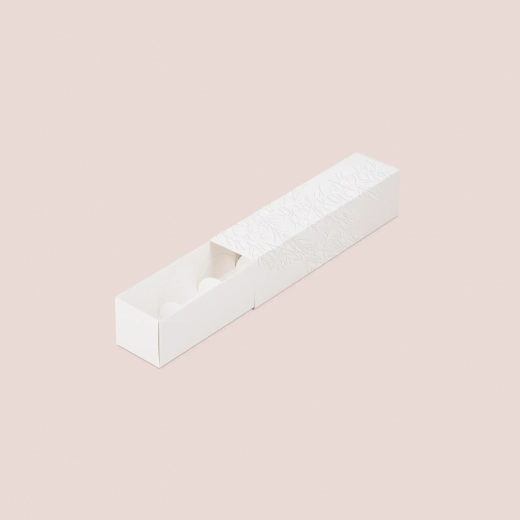 Коробка-пенал с тиснением для 4 моти 227*57*55 мм