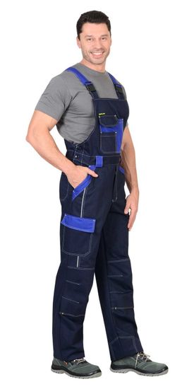 Полукомбинезон "Сириус-Карат-Росс" (т.синий/василек)