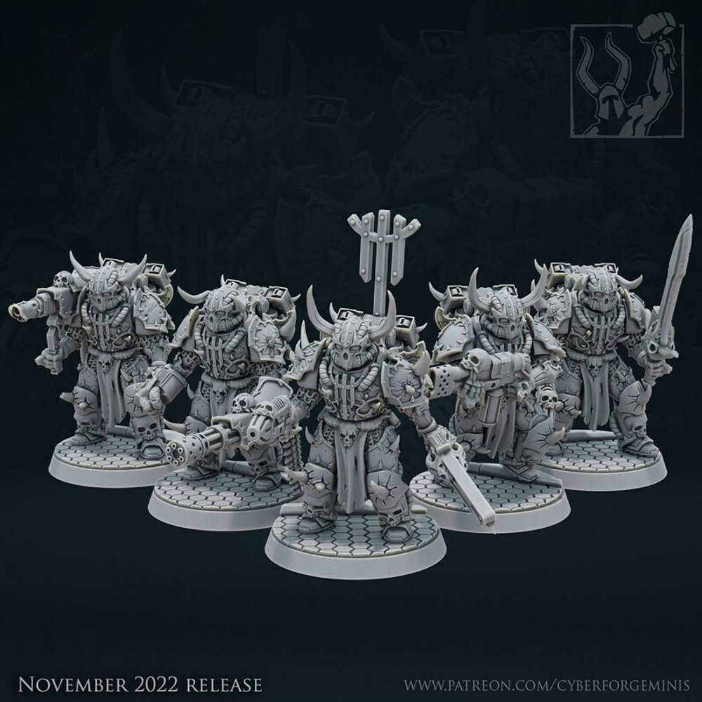 Armies of Chaos Havocs 1 шт. миниатюра для dnd, днд, pathfinder, фентези, Настольная игра, НРИ, Варгейм, РПГ