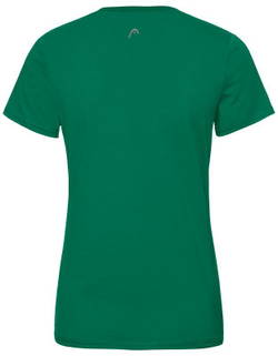Женская теннисная футболка Head Club Lucy T-Shirt W - green/white