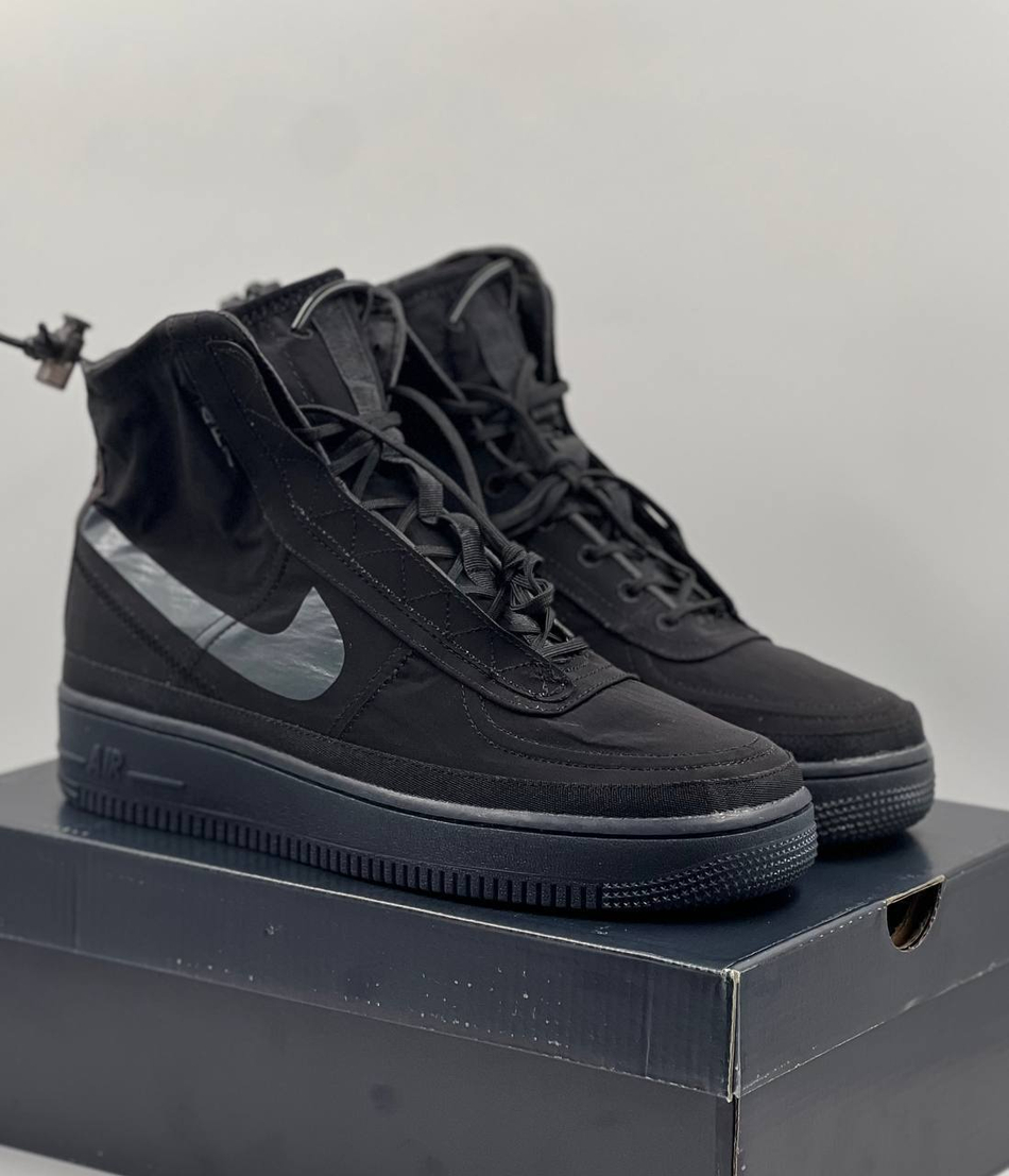 Кроссовки Nike AirForce 1 HighShell #N57 (черн.)