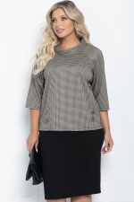 Костюм Эдельвейс (черно-бежевый) К11283 LT Collection